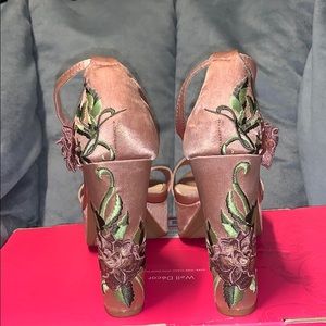 Strappy heels